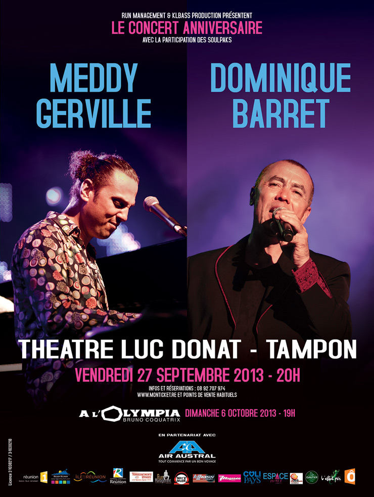 Concert Dominique BARRET / Meddy GERVILLE - Luc Donat