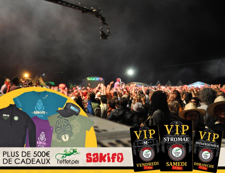 Gagnez des places VIP pour le Sakifo Muzik Festival et des vêtements de la collection L'effet Péi Sakifo ! 