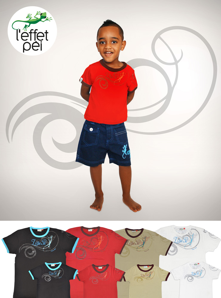 T-shirt ID FREEZ - Marmaille et Homme - L'effet Péi Réunion Island