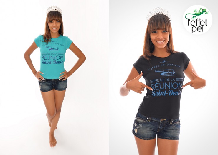 Vanessa Robert - Miss Réunion Nord 2015 - T-shirt femme Collection Ville - Saint-Denis