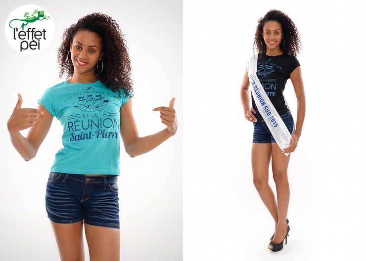 Miss Réunion Sud 2015 - T-shirt Saint-Pierre