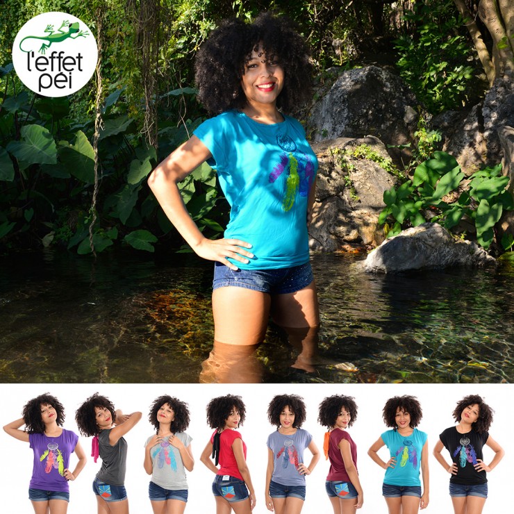 T-shirt femme Minnie - Capteur de Rêves - Bassin La Réunion
