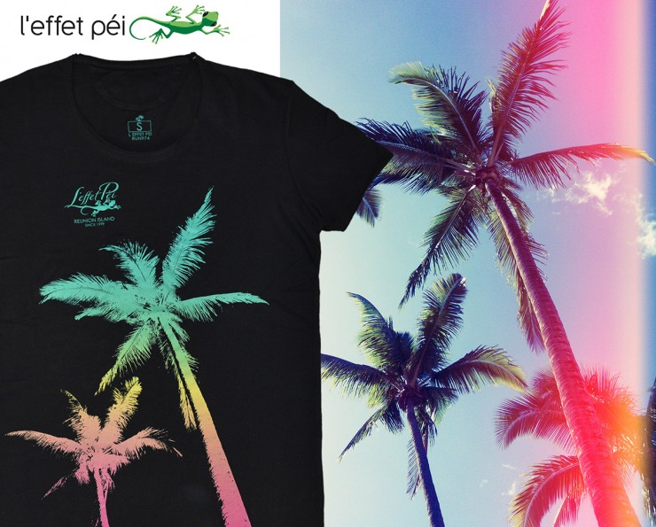 T-shirt Kent Cocotier - île de la Réunion